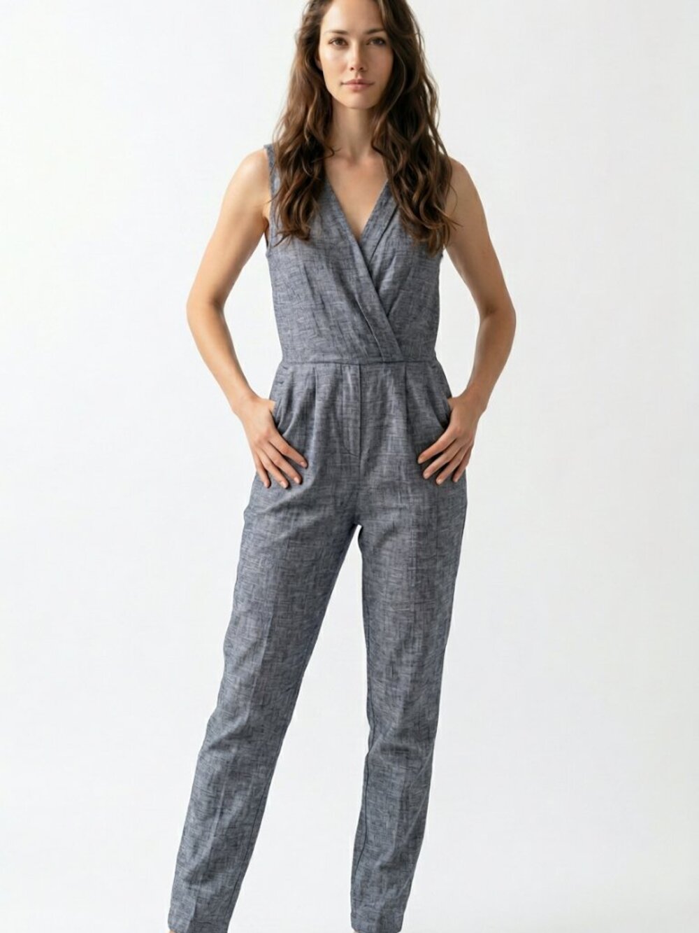 sleeveless jumpsuit